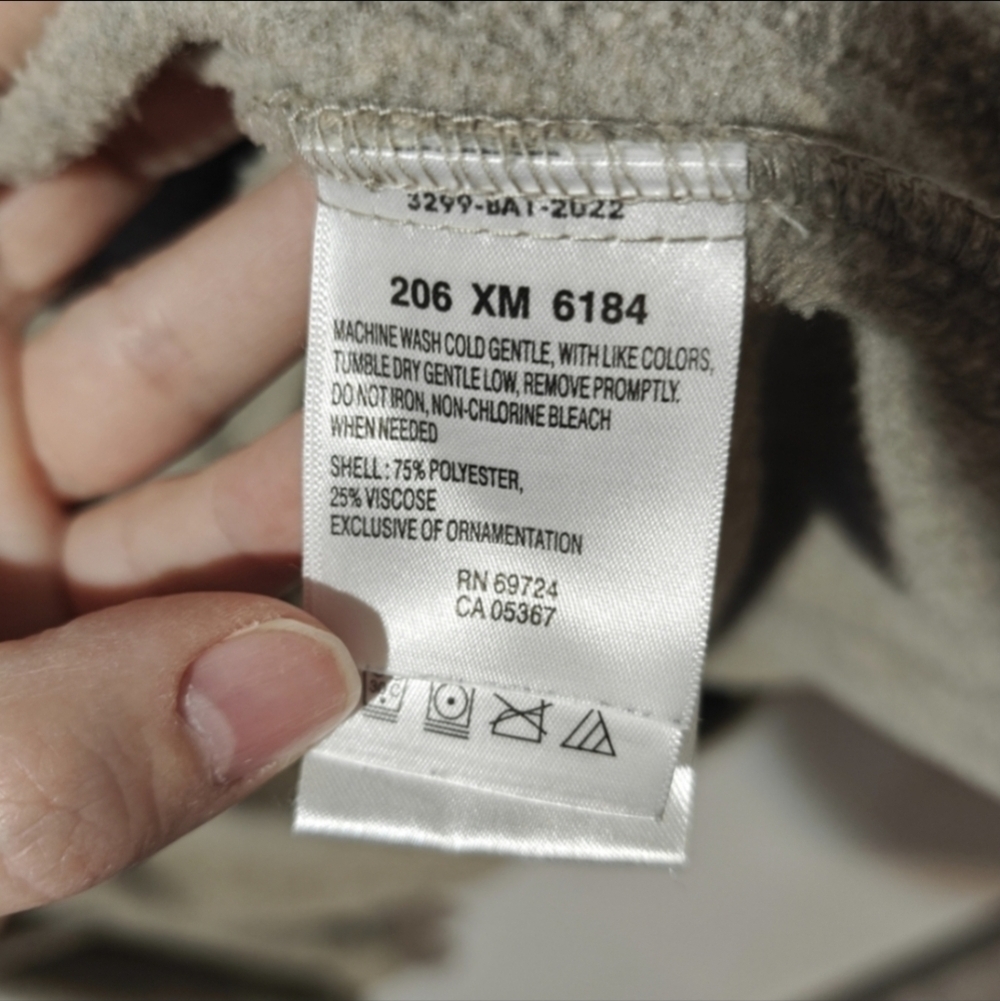Columbia Vintage Men's XL Fleece Jacket Sweater Beige Tan Sand Great Condition - Picture 6 of 7